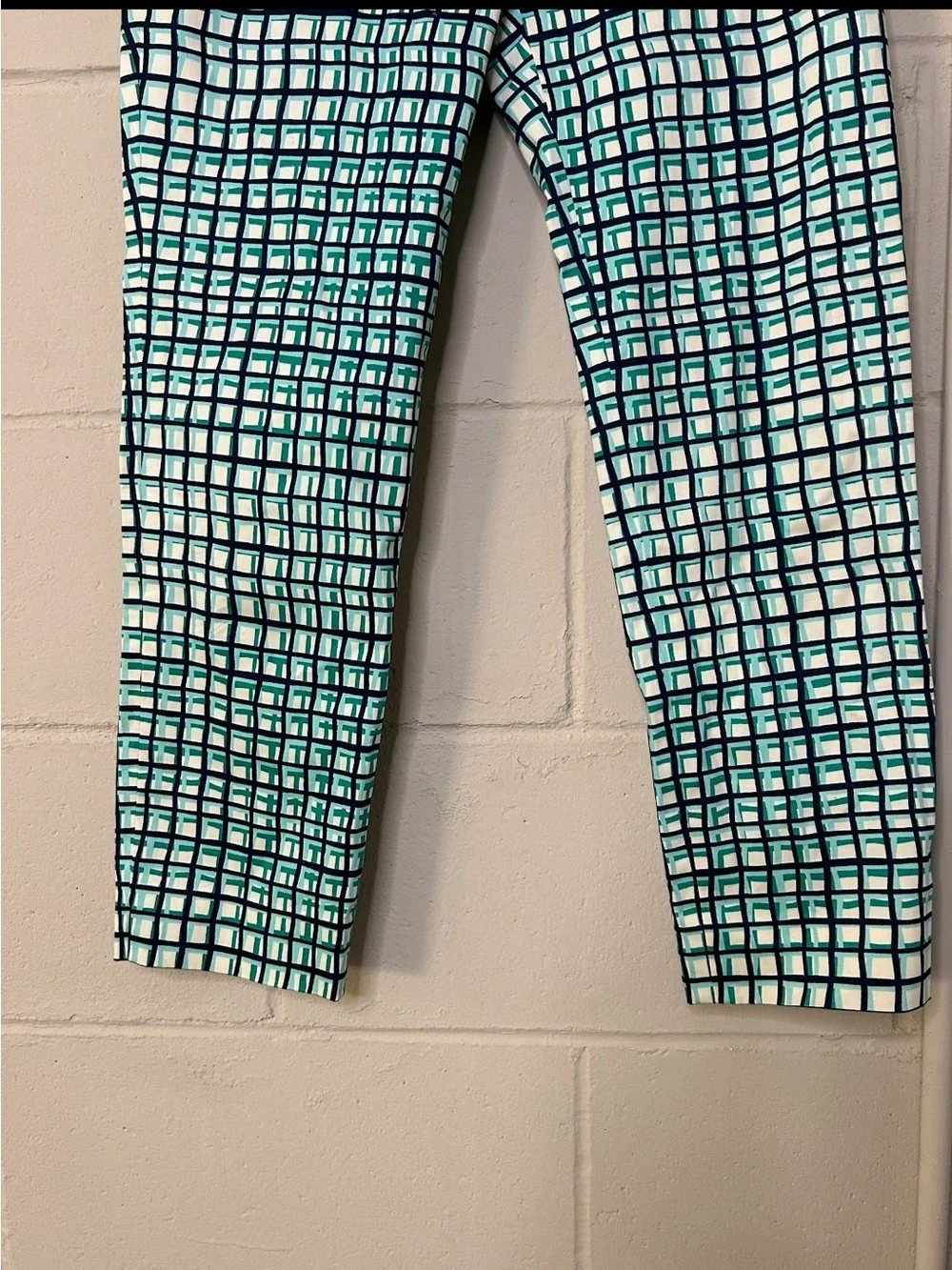 Kate Spade Pants Womens 0 Mindy Plaid Colorful Ankle Tapered Mid Rise Preppy